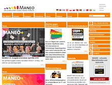 Tablet Screenshot of maneo.de