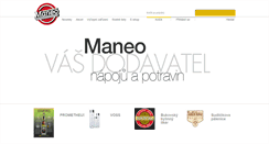 Desktop Screenshot of maneo.cz